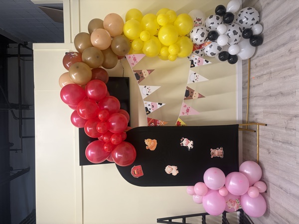 Race Car & Checkered Flag Balloon Arch