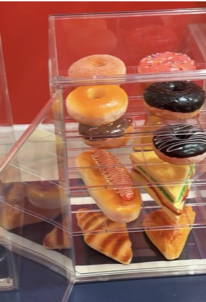 Bakery Display Case & Fresh Donuts